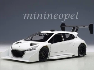 AUTOart 81355 2013 PEUGEOT 206 T16 PIKES PEAK RACE CAR 1/18 DIECAST PLAIN WHITE - Picture 1 of 1