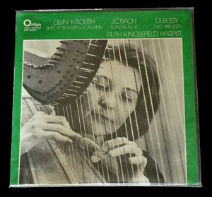 RUTH K. INGLEFIELD-KROUSCH SUITE,BACH SONATA,DEBUSSY PRELUDES-RARE SEALED LP - Picture 1 of 7