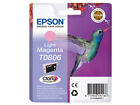 CARTOUCHE EPSON T0806 LIGHT MAGENTA PHOTO / oiseau colibri pas noire cyan jaune