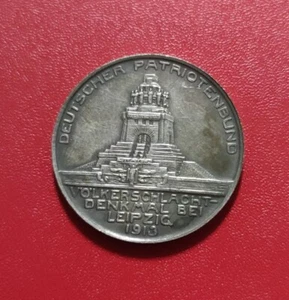 *Medaille 1913* Deutscher Patriotenbund Völkerschlacht *ca.17,5g.33mm(4)(Alb.5) - Bild 1 von 2