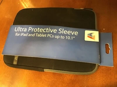 V-7-world Ultra protective sleeve for iPad and tablet pc up to 10.1’ new black  - Image 1 of 4