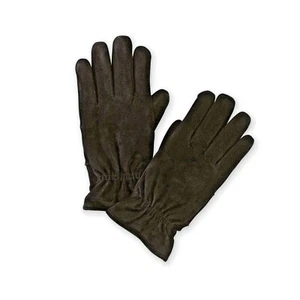 Guantes forrados de gamuza sherpa para hombre talla mediana/grande marrón vida al aire libre nuevos con etiquetas - Imagen 1 de 4