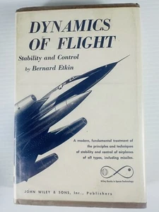 Dynamics of Flight - Stability and Control - Bernard Etkin - 1959 HC - Aviation - Picture 1 of 4