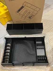 Salon Schermaschine Tragbare Kerben mit Schere Aufbewahrungskoffer Organizer Tablett Werkzeuge - Bild 1 von 9