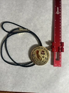 Al Malaikah Shrine Shriners Fred Bernhardt, Potentate 2014 BOLO Tie VERY RARE - Picture 1 of 4