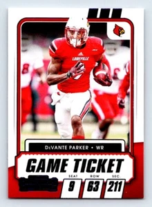 2021 Contenders Purple Foil SP DEVANTE PARKER #45 Game Ticket Dolphins - Picture 1 of 2
