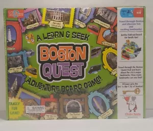 Boston Quest A Learn And Seek Adventure Board Game A2 - Picture 1 of 3