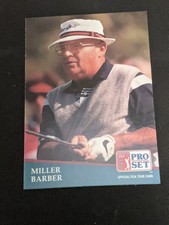 1991 Pro Set Golf MILLER BARBER #250 PGA TOUR Rookie RC