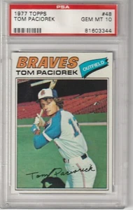 1977 Topps Tom Paciorek #48, PSA GEM MINT 10 - Picture 1 of 2