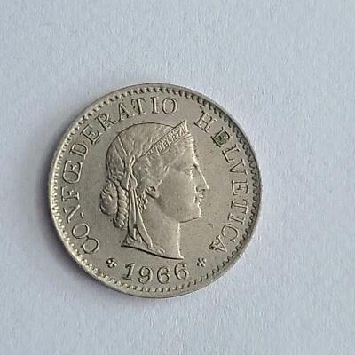 5 Swiss Rappen 1966 Switzerland - Image 1 of 2