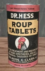 VINTAGE Dr. Hess Gruppe Tafeln Dose versiegelt 20er Jahre Top Zustand NOS  - Bild 1 von 5