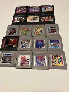 Nintendo Game Boy & Sega Game Gear Bundle 18 Games - Sonic Flintstones & Case - Picture 1 of 6