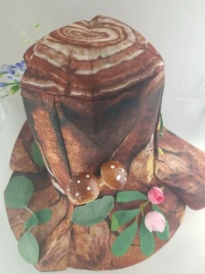 Jardín Madera gnomo o elfo Halloween sombrero, gorra, capucha de hadas Foto 1 de 4