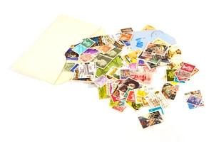 World Stamps Lot Bermuda Canada Hong Kong Cancelled Postage Stamps Collection - Picture 1 of 6