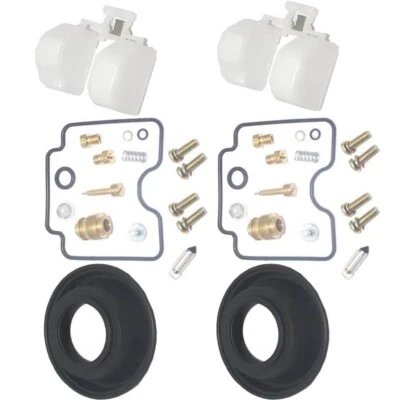 2 Set Carburetor Repair Kit Carb For Suzuki GS 500 F 2004-2009 Float diaphragm - Image 1 of 4