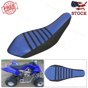 Seat Cover Fit 2006 - 2021 Yamaha Raptor 700 700R Replacement Blue w/ Black Ribs - Bild 1 von 8