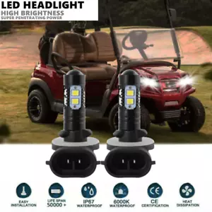 Kit de faros LED de repuesto para carro de golf Fit EZGO para coche club 2 bombillas - Imagen 1 de 10