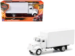 Peterbilt Utility 335 Box Truck White 1/43 Diecast Model by New Ray - Picture 1 of 1