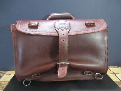 Maletín grande Saddleback Leather Co. castaño marrón oscuro correas incluidas Foto 1 de 4
