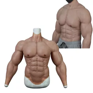 Stock Silikon Muskel Anzug realistisch stärker Arm gefälschte Muskeln Brust Cosplay - Bild 1 von 23