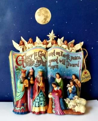  Jim Shore THE NATIVITY STORY! Storybook, Bethlehem, Wise Men, Angels, Rare 2014 - Image 1 of 4