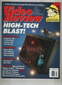 Video Mag Dick Tracy & Old Tvs From Sony July 1990 111621nonr - Imagen 1 de 1