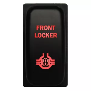 Push switch FRONT LOCKER M130R LED RED 12V 3A for Mitsubishi Outlander Endeavor - Imagen 1 de 1