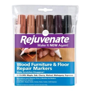 Wood Furniture & Floor Repair Markers, 6 Assorted Tones - Picture 1 of 1