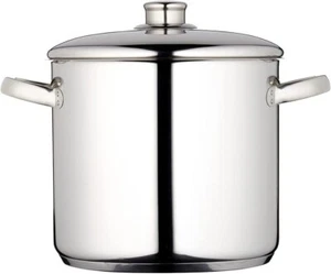 Stockpot Acciaio Inox 22cm Argento Cucina Artigianale Master Class - NUOVO Maculato - Foto 1 di 6