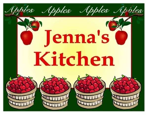 IMÁN DE COCINA PERSONALIZADO DISEÑO MANZANAS - Imagen 1 de 1