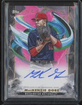 2023 Topps Inception MACKENZIE GORE Emerging Stars Auto Magenta /99 MTN1 - Image 1 of 2