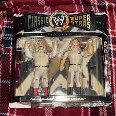 2006 Jakks WWE Classic Superstars - Colonel Mustafa vs Sgt Slaughter 2-Pack #ML - Image 1 of 4