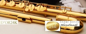Luxus Bassquerflöte Dior Gold Bass-Flute Gold Flûte basse or Flauto basso o - Bild 1 von 14