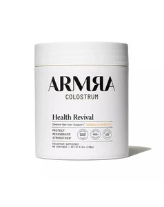 ARMRA COLOSTRUM HEALTH REVIVAL IMMUNE BARRIER SUPPORT 90 SERV. SUNGOLD APRICOT - Picture 1 of 10