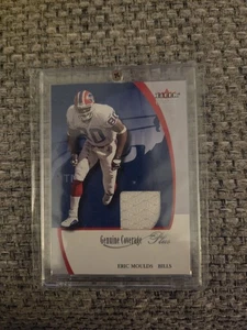 2001 Fleer Genuine Genuine Coverage Jerseys Eric Moulds(B) - Picture 1 of 2