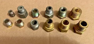 C16 VERSCHIEDENE MESSINGBESCHLÄGE Set 2 - 12 Stück - Bild 1 von 2