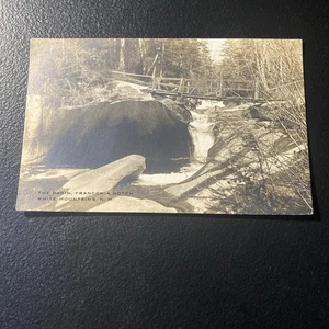 Postcard White Mountains Hew Hampshire The Basin Franconia Notch Unused New O - Picture 1 of 2