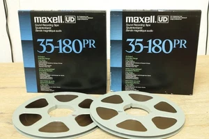 2x Tonband Spule Maxell 35-180 PR UD. TOP-Zustand!  Reel to Reel Tape 26,5 - Bild 1 von 2