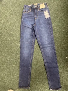 Universal Thread High Rise Skinny Leg Fitted Hip Jeans Women's Size 0 - Picture 1 of 5