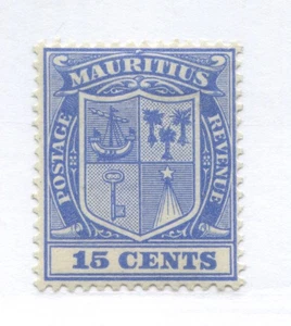 Mauritius 1910 15 cents mint o.g. hinged - Foto 1 di 1