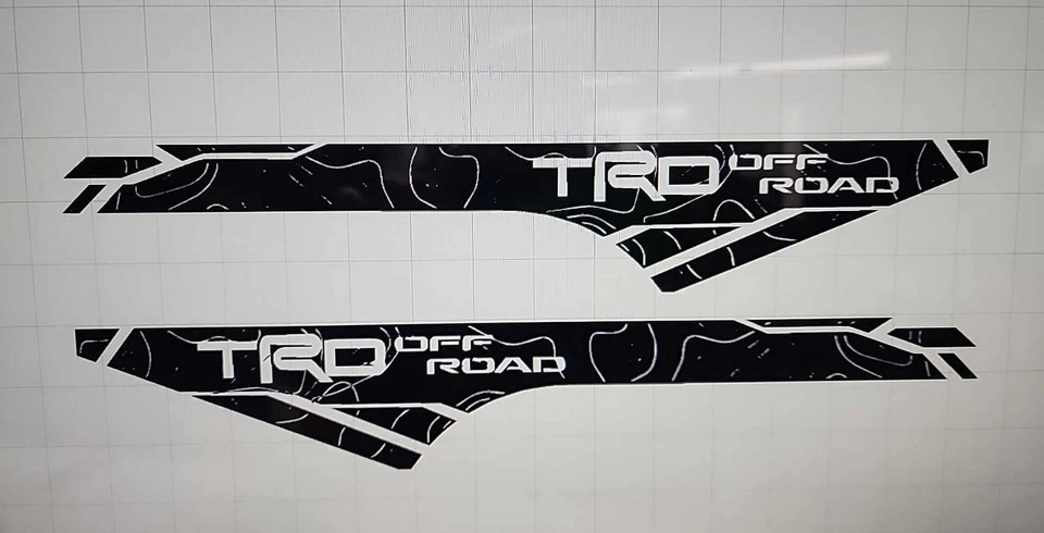兼容丰田苔原卡车地形 TRD 图形贴花床  — 第 1/1 张图片
