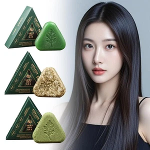 Herbal Platycladus Orientalis Shampoo Seife Usman-Grass Anti Haarausfall Seife C0W5 - Bild 1 von 15