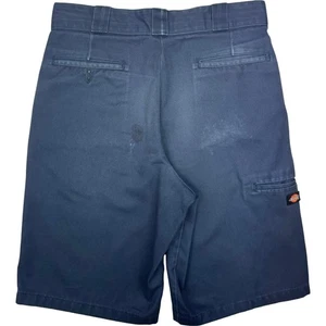 Dickies Shorts Mens W32 Cargo Workwear Cotton Skater Bottoms Navy Blue - Picture 1 of 4