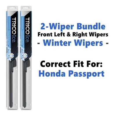 Limpadores WINTER 2pk Super-Premium fit 1998-2002 Honda Passport - 35190x2 - Imagem 1 de 4