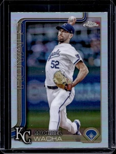2025 Topps Chrome Michael Wacha Refractor #284 Royals - Picture 1 of 2