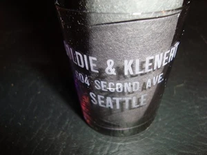 Um 1900 Goldie & Klenert geätztes Schnapsglas, Seattle, Washington - Bild 1 von 1
