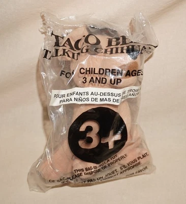 Applause Taco Bell Dog Chihuahua Plush Toy Stuffed Animal Sealed - Image 1 of 2