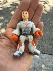 Fisher Price Imaginext Action Figure ASTRONAUT Pilot Man Orange & Grey B2 - Picture 1 of 3