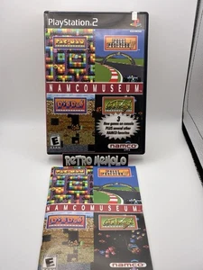 Sony PlayStation 2 PS2 Namco Museum Estuche VACÍO con Manual - Imagen 1 de 5