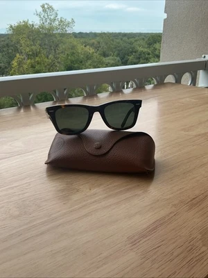 GAFAS DE SOL RAY-BAN RB 2140 WAYFARER 1160/57 HABANA MARCOS AUTÉNTICOS 50-22 Foto 1 de 4